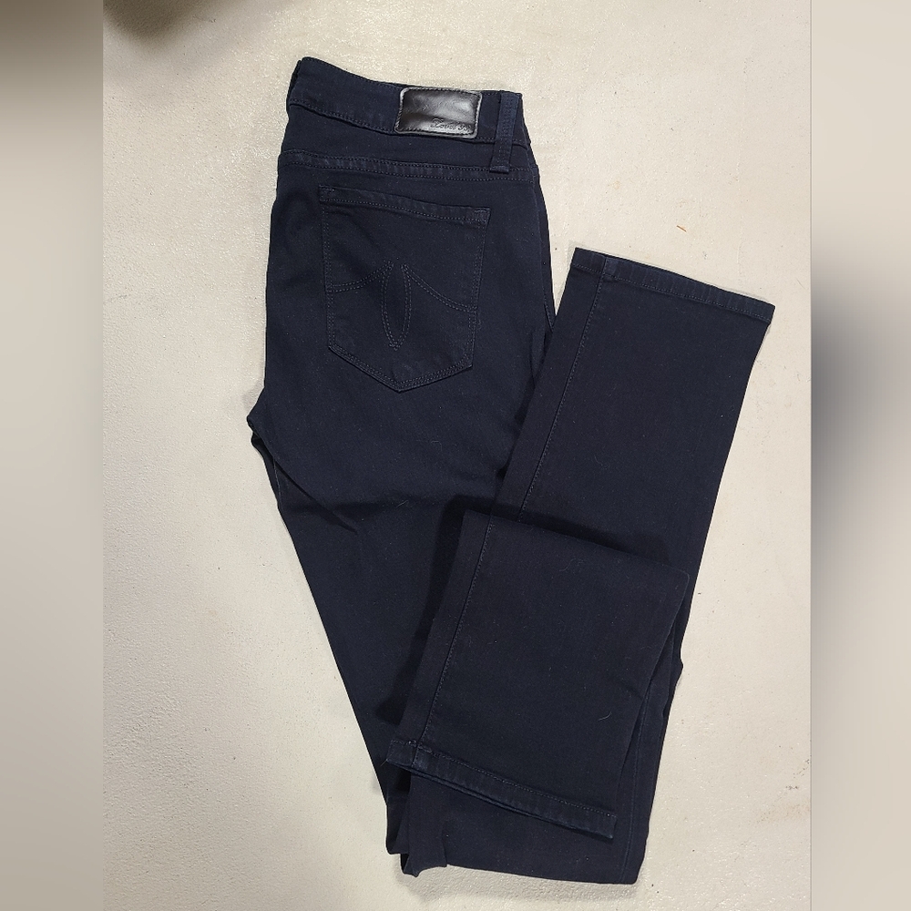 Anthropologie Level 99 Skinny Straight Stretch Jeans, size 27. Made in USA
